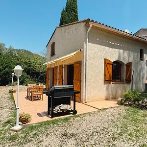  Ferienhaus Maisonnette Dans La Colline,port D'alon & Calanque Frankreich